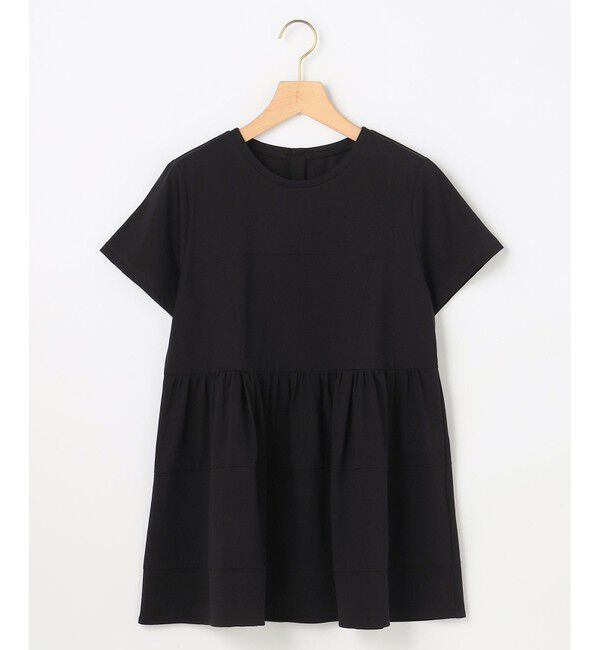 組曲「【WEB限定】ビスチェ風ティアードTシャツ」|Tシャツ・カットソー|ブラック系