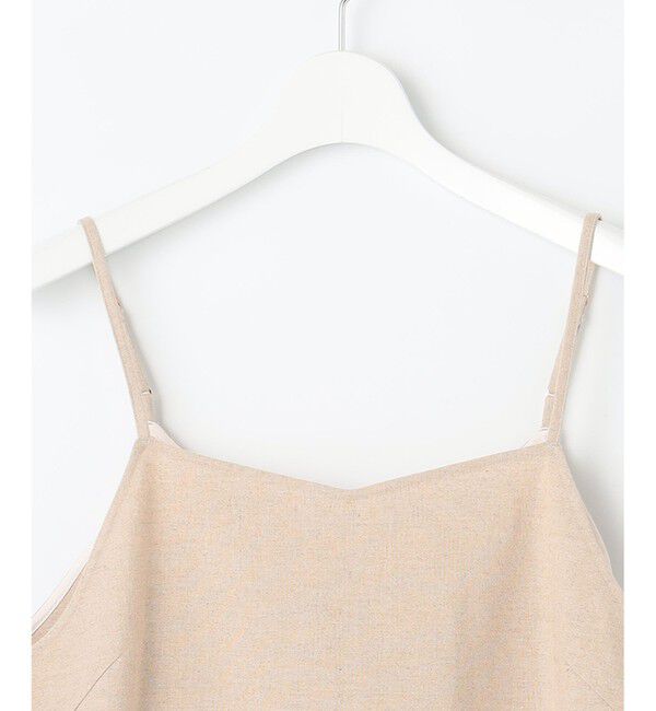 23区「【洗える】リネンエンブロイダリー キャミソール ブラウス」|シャツ・ブラウス|