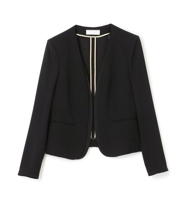 BEIGE,「【洗える・VERY NaVY 11月号掲載】CINDY / ダブルカラージャケット」|ノーカラージャケット|