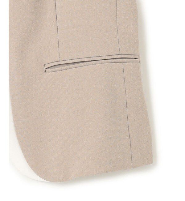 BEIGE,「【洗える・VERY NaVY 11月号掲載】CINDY / ダブルカラージャケット」|ノーカラージャケット|