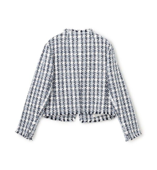 BEIGE,「【Precious掲載】BERYL / ファンシーツイードノーカラージャケット」|ノーカラージャケット|