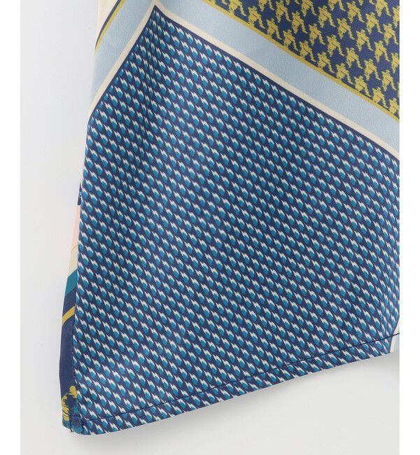 GRACE CONTINENTAL「スカーフプリントチュニックブラウス」|シャツ・ブラウス|