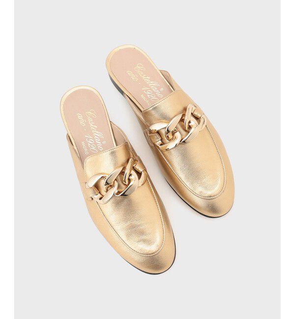 GRACE CONTINENTAL「Castellanoローファーサンダル」|ローファー|