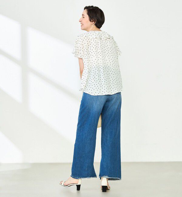 NOLLEY'S「2wayラッフル衿ブラウス」|シャツ・ブラウス|