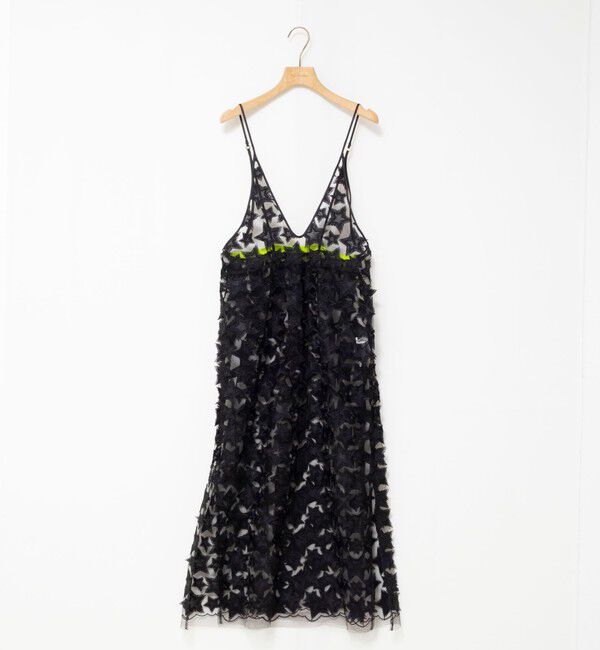 Rie Miller「45th limited editionウォッシャブルスターフリンジキャミワンピース」|ワンピース|