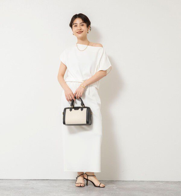 NOLLEY'S sophi「《セットアップ対応》ウォッシャブルマルチファンクションボートネックプルオーバー」|Tシャツ・カットソー|