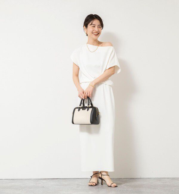 NOLLEY'S sophi「《セットアップ対応》ウォッシャブルマルチファンクションボートネックプルオーバー」|Tシャツ・カットソー|