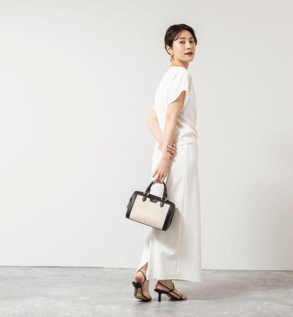 NOLLEY'S sophi「《セットアップ対応》ウォッシャブルマルチファンクションボートネックプルオーバー」|Tシャツ・カットソー|