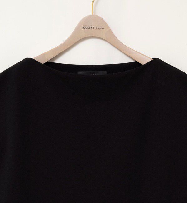 NOLLEY'S sophi「《セットアップ対応》ウォッシャブルマルチファンクションボートネックプルオーバー」|Tシャツ・カットソー|