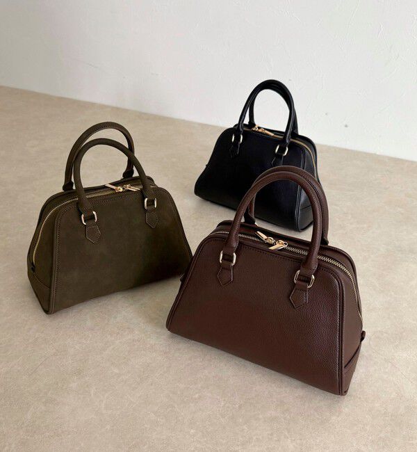 fredy emue「台形ファスナーボストンバッグ」|ショルダー・メッセンジャー|