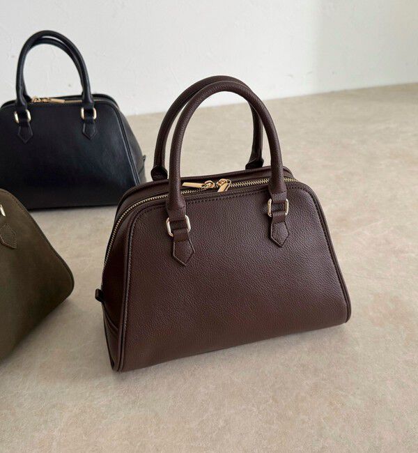 fredy emue「台形ファスナーボストンバッグ」|ショルダー・メッセンジャー|