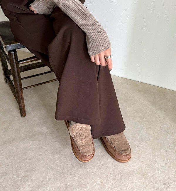 fredy emue「【MEI/メイ】フェイクファームートンモカシン」|ローファー|