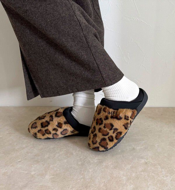 fredy emue「【MEI/メイ】２wayレオパードファーモックシューズ」|ローファー|