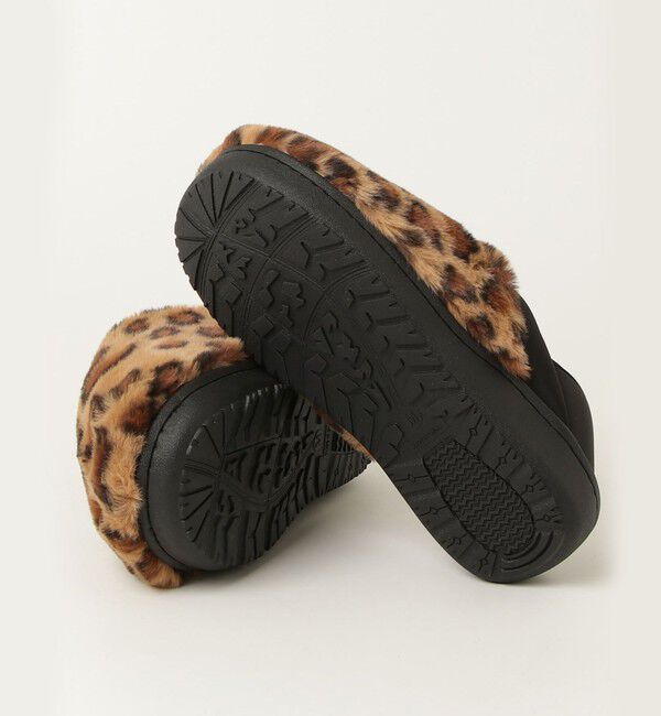 fredy emue「【MEI/メイ】２wayレオパードファーモックシューズ」|ローファー|