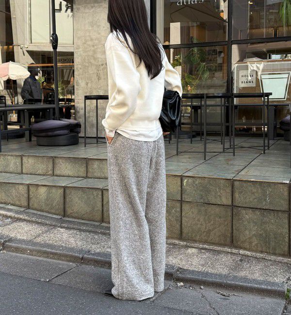 fredy emue「ブークレーウールイージーパンツ」|チノ|