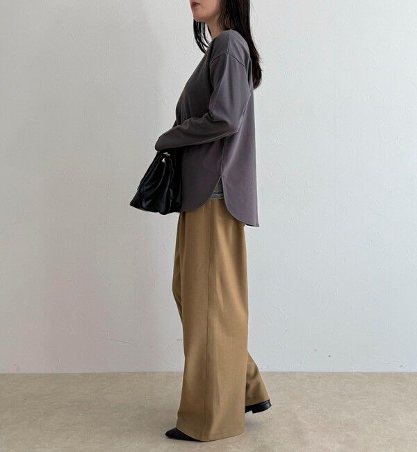 fredy emue「スムースラウンドヘムロンTシャツ」|Tシャツ・カットソー|