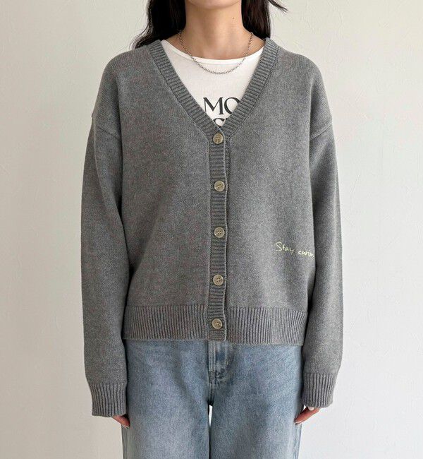 fredy emue「メッセージニットカーディガン」|カーディガン|