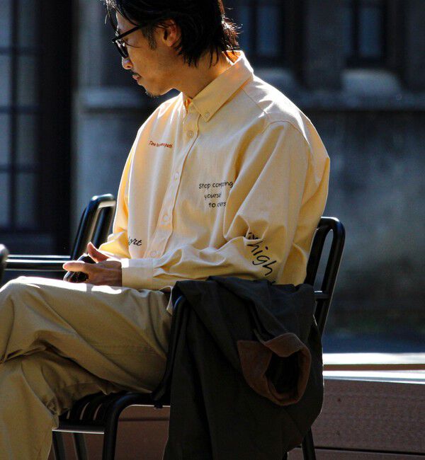 GLOSTER「【気分を上げるフレーズ】ポジティブメッセージシャツ パート2」|シャツ・ブラウス|