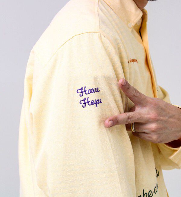 GLOSTER「【気分を上げるフレーズ】ポジティブメッセージシャツ パート2」|シャツ・ブラウス|