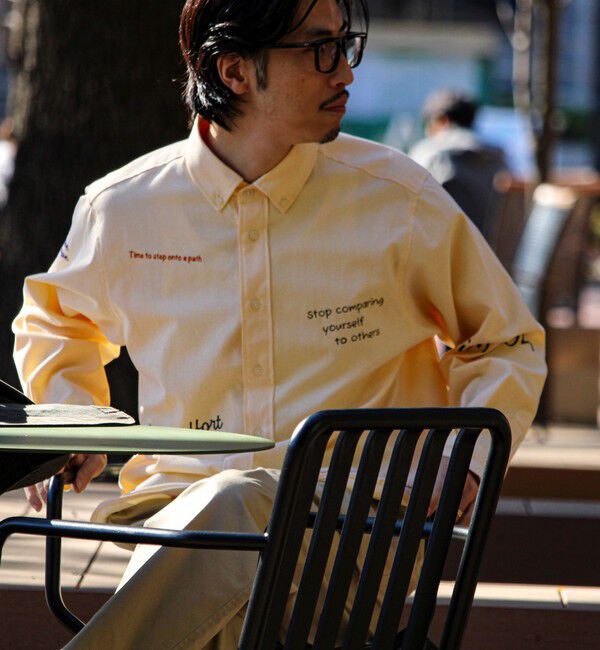 GLOSTER「【気分を上げるフレーズ】ポジティブメッセージシャツ パート2」|シャツ・ブラウス|