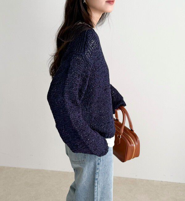 fredy emue「テープヤーンニットプルオーバー」|ニット・セーター|