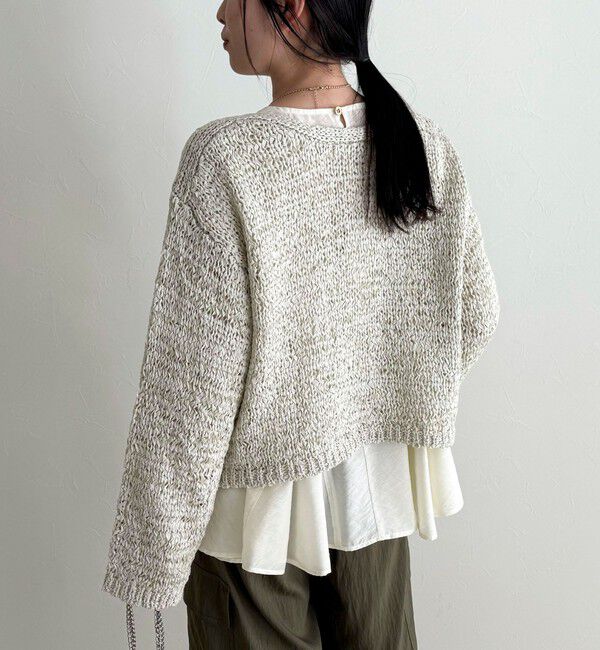 fredy emue「テープヤーンニットプルオーバー」|ニット・セーター|