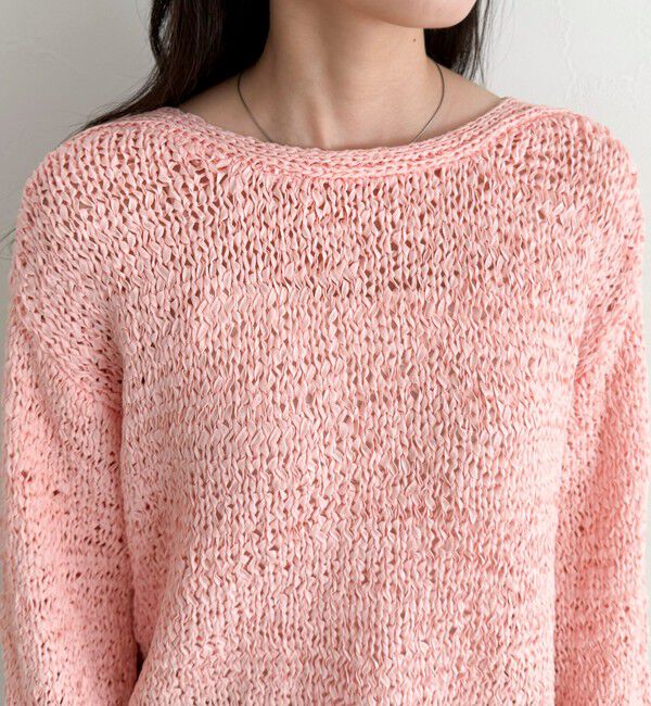 fredy emue「テープヤーンニットプルオーバー」|ニット・セーター|