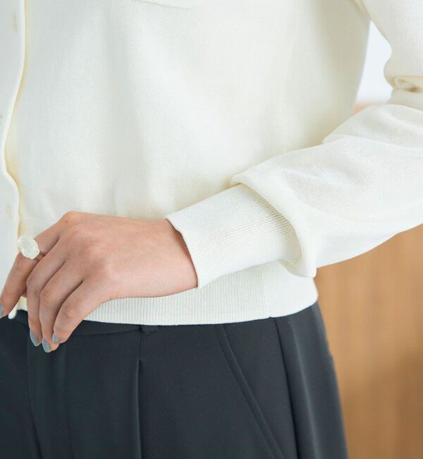 fredy emue「FR刺繍コットン混BASICカーディガン」|カーディガン|