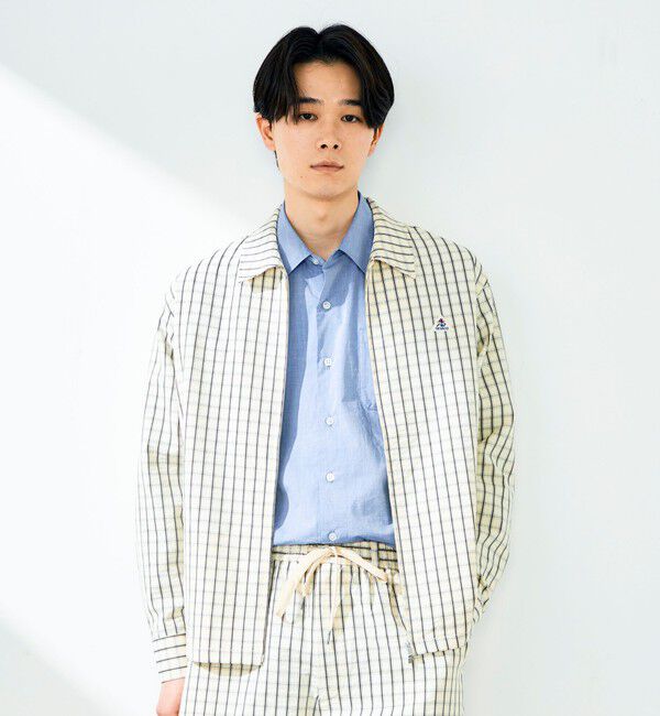 GLOSTER「【GEVACO/ゲバコ】ジップアップ シャツジャケット」|ブルゾン・スタジャン|