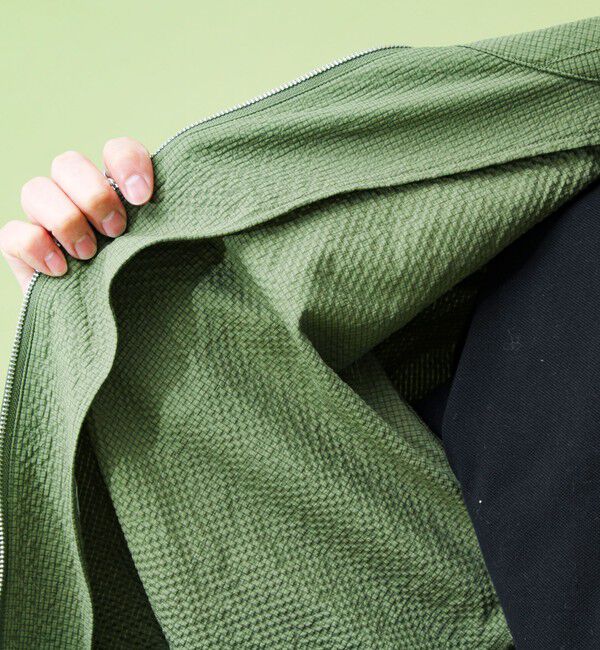 GLOSTER「【GEVACO/ゲバコ】ジップアップ シャツジャケット」|ブルゾン・スタジャン|