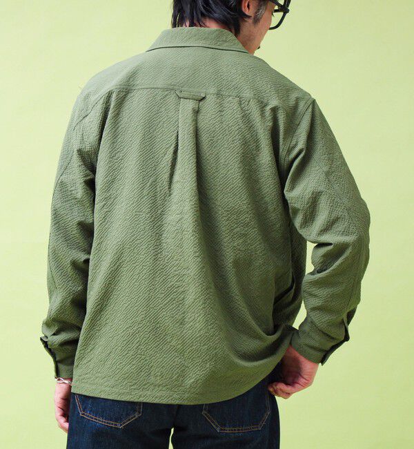 GLOSTER「【GEVACO/ゲバコ】ジップアップ シャツジャケット」|ブルゾン・スタジャン|