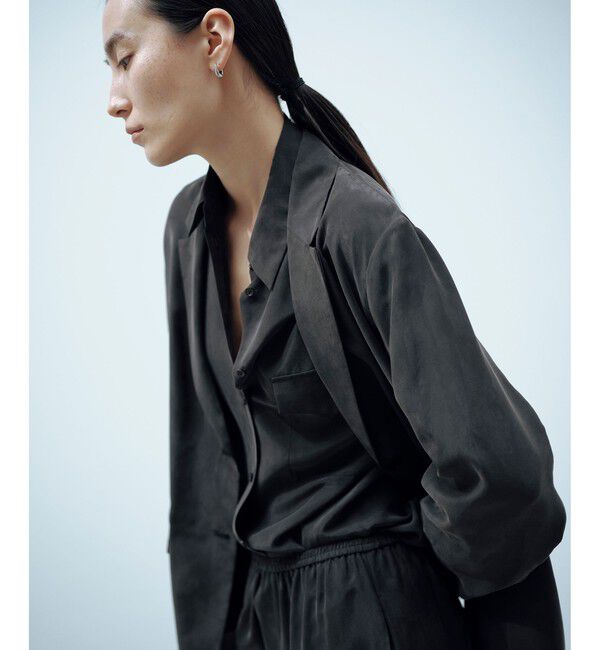 SALON adam et rope'「[26SS]GENTLE SILK シャツ / セットアップ対応・洗える」|シャツ・ブラウス|