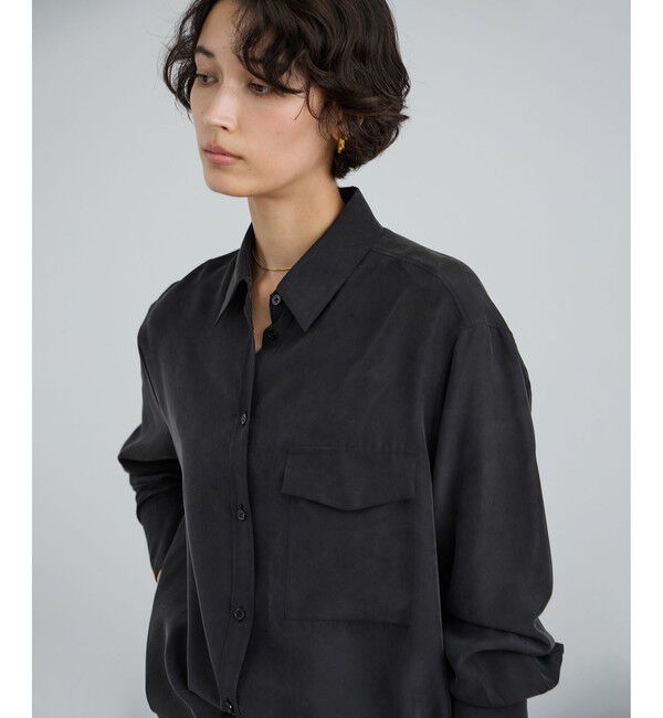SALON adam et rope'「[26SS]GENTLE SILK シャツ / セットアップ対応・洗える」|シャツ・ブラウス|