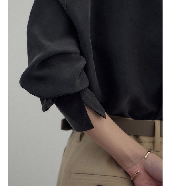 SALON adam et rope'「[26SS]GENTLE SILK シャツ / セットアップ対応・洗える」|シャツ・ブラウス|