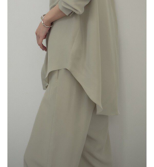 SALON adam et rope'「[26SS]GENTLE SILK シャツ / セットアップ対応・洗える」|シャツ・ブラウス|