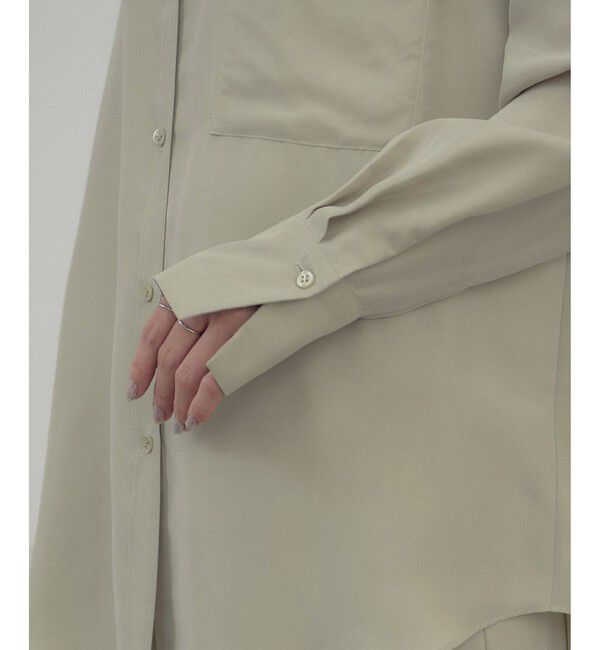 SALON adam et rope'「[26SS]GENTLE SILK シャツ / セットアップ対応・洗える」|シャツ・ブラウス|