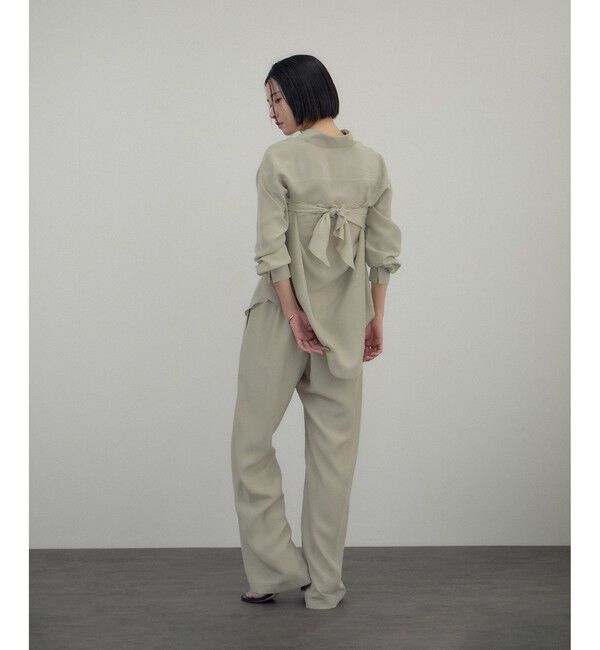 SALON adam et rope'「[26SS]GENTLE SILK シャツ / セットアップ対応・洗える」|シャツ・ブラウス|