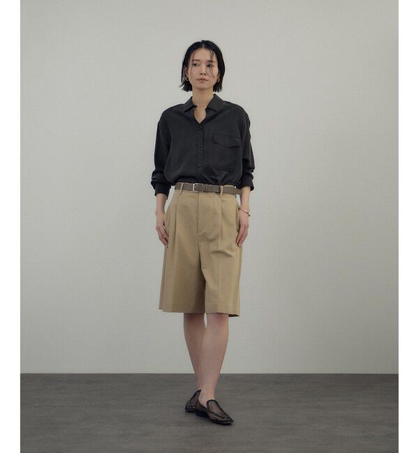 SALON adam et rope'「[26SS]GENTLE SILK シャツ / セットアップ対応・洗える」|シャツ・ブラウス|