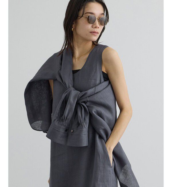 SALON adam et rope'「リネンオーバーシャツ / GENTLE LINEN」|シャツ・ブラウス|