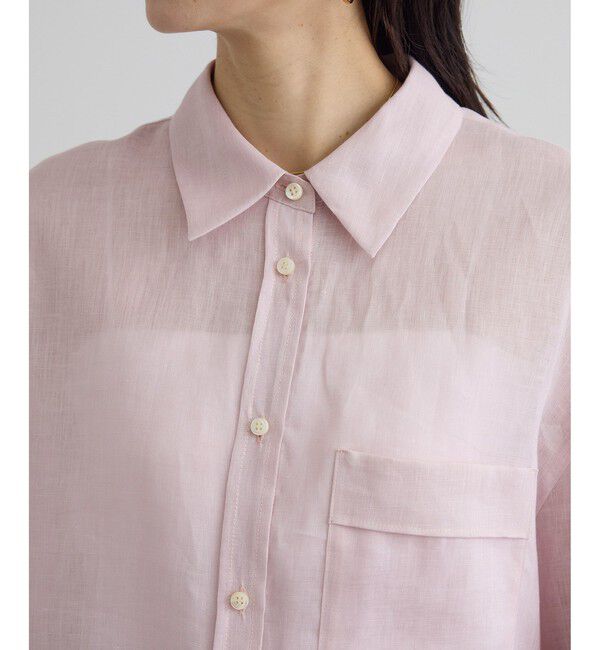 SALON adam et rope'「リネンオーバーシャツ / GENTLE LINEN」|シャツ・ブラウス|