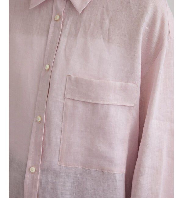 SALON adam et rope'「リネンオーバーシャツ / GENTLE LINEN」|シャツ・ブラウス|