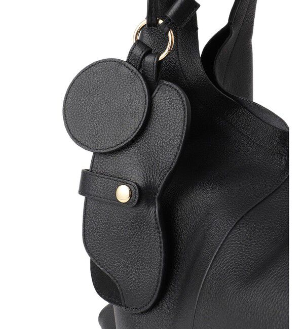 SALON adam et rope'「【WEB限定】【WS（ドゥーブル）】チャーム付きナチュラルレザートート」|トートバッグ|