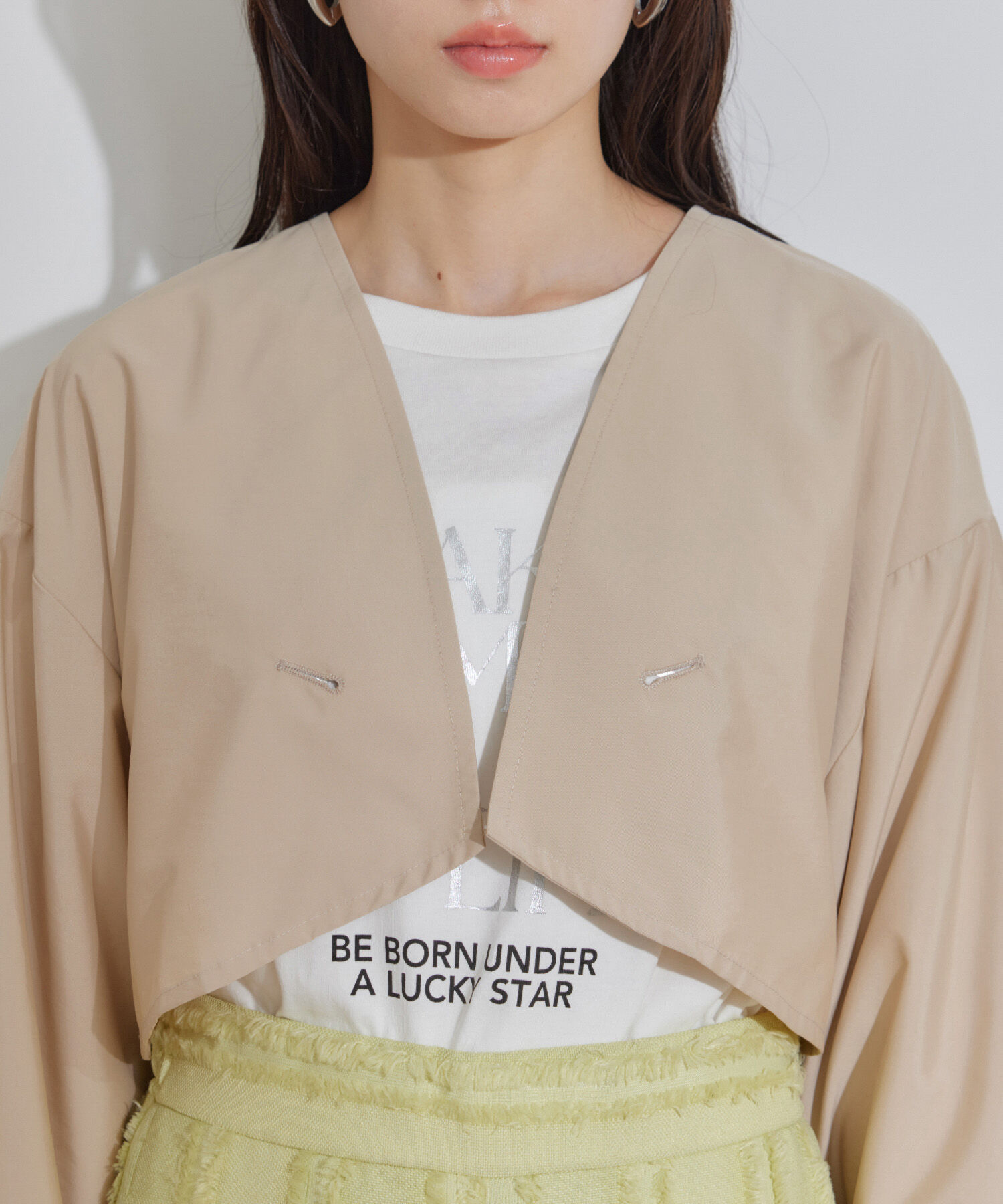 VIS「【セットアップ対応】マルチWAYミドル丈ジレトレンチコート」|トレンチコート|