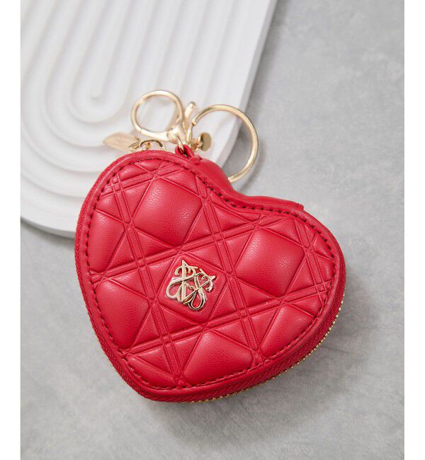 VIS「ハートキルティングポーチチャーム」|チャーム・キーホルダー|