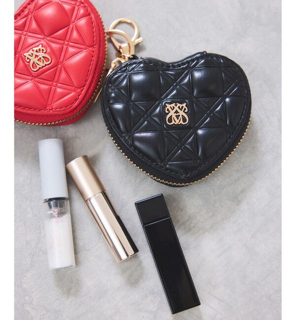 VIS「ハートキルティングポーチチャーム」|チャーム・キーホルダー|