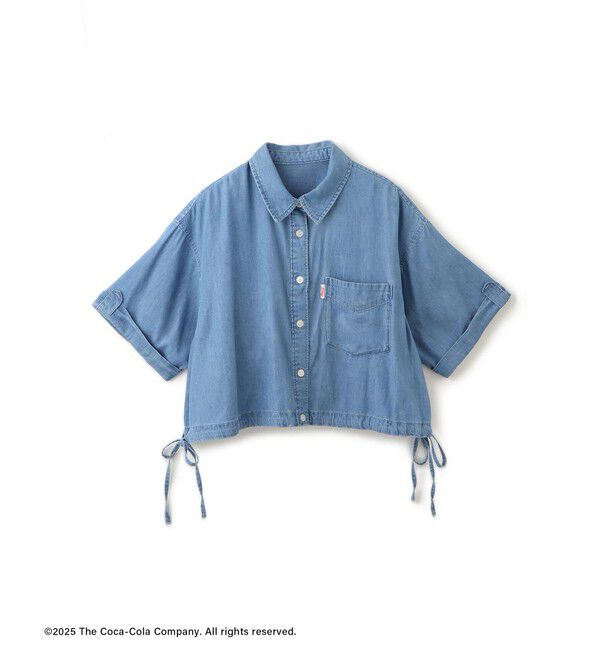 VIS「【Coca-Cola】VIS別注バックエンブロイダリークロップドシャツ」|シャツ・ブラウス|