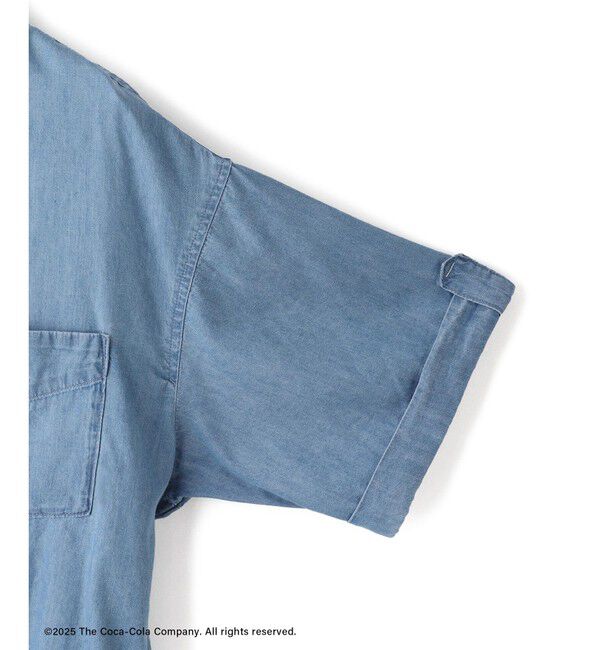 VIS「【Coca-Cola】VIS別注バックエンブロイダリークロップドシャツ」|シャツ・ブラウス|