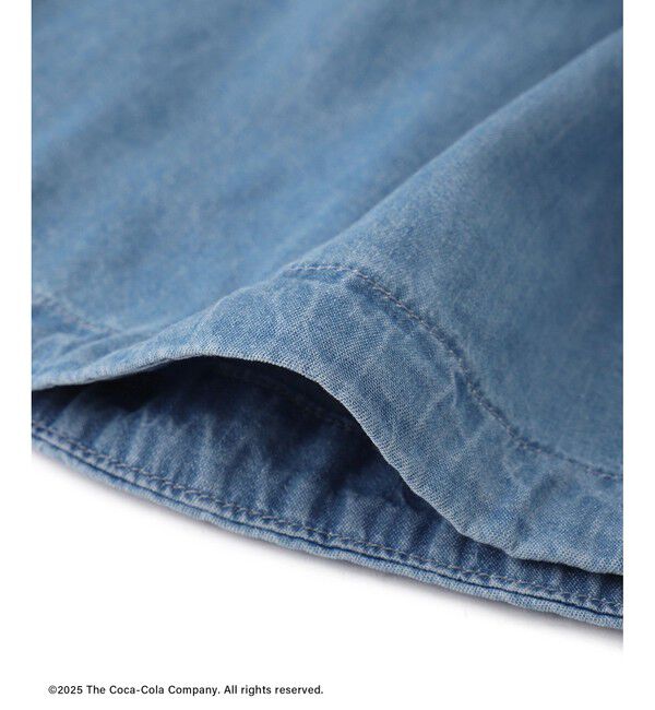 VIS「【Coca-Cola】VIS別注バックエンブロイダリークロップドシャツ」|シャツ・ブラウス|