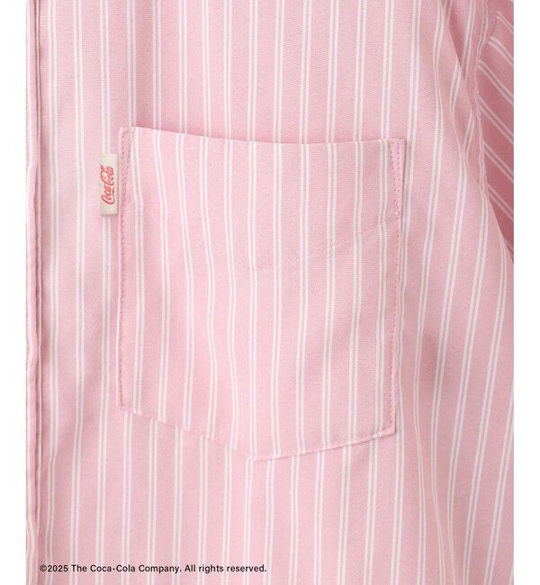VIS「【Coca-Cola】VIS別注バックエンブロイダリークロップドシャツ」|シャツ・ブラウス|