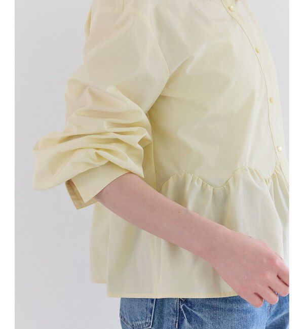 VIS「ウエーブヘムペプラムシャツ」|シャツ・ブラウス|